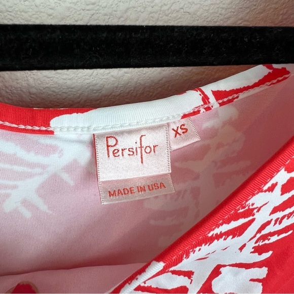 New Persifor Kilpatrick Dress Fiddlehead Cayenne Red NWT - Picture 5 of 9